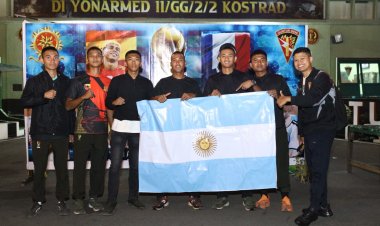 Yonarmed 11 Kostrad Gelar Nobar Final Piala Dunia 2026