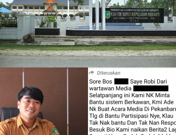 Pemkab Meranti Imbau OPD dan Pelaku Usaha Tolak Intimidasi Berkedok Permintaan Partisipasi
