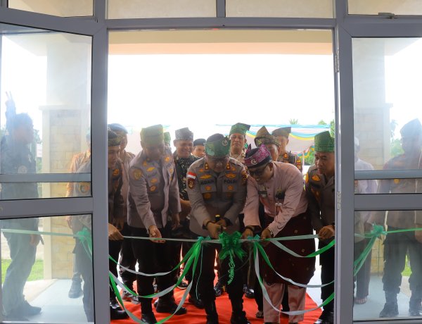 Resmikan Mako Baru Polsek Rangsang Barat, Kapolres Meranti Tekankan Peningkatan Pelayanan dan Profesionalisme Personel