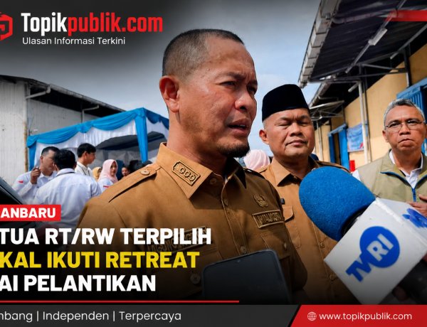 Ketua RT/RW Pekanbaru Ikuti Retreat Usai Pelantikan