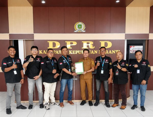 DPC ASWIN Kepulauan Meranti Silaturahmi ke Setwan, Perkuat Sinergi dan Keterbukaan Informasi Publik
