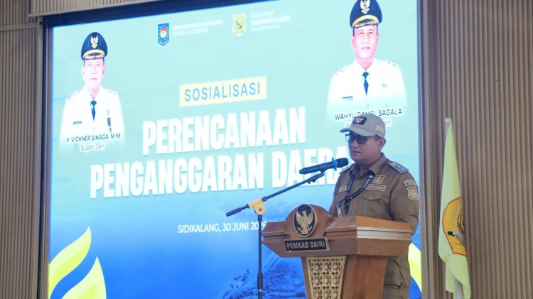 Wahyu Daniel Sagala, Buka Kegiatan Sosialisasi Perencanaan Penganggaran Daerah