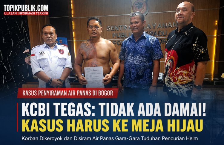 KCBI Tegas Tolak Damai Kasus Penyiraman Air Panas di Bogor