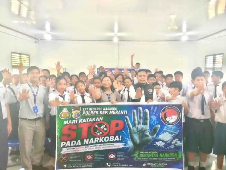 Berikan Pemahaman Tentang Narkoba Polres Meranti Gelar Penyuluhan ke sekolah