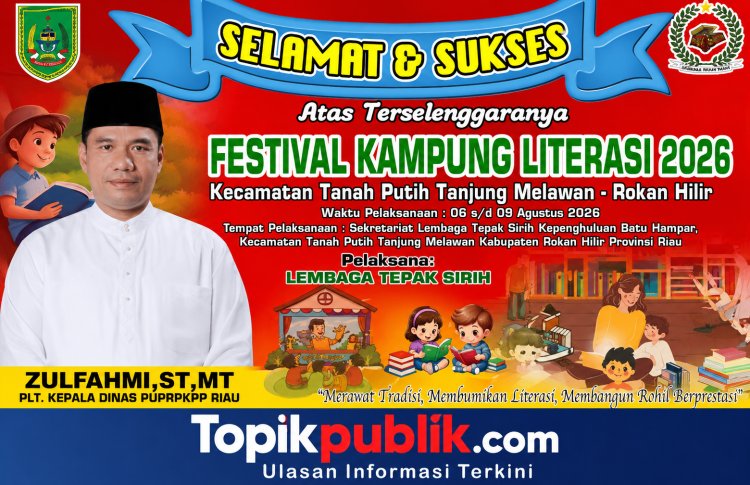 Zulfahmi Dukung Festival Kampung Literasi 2026 Rohil